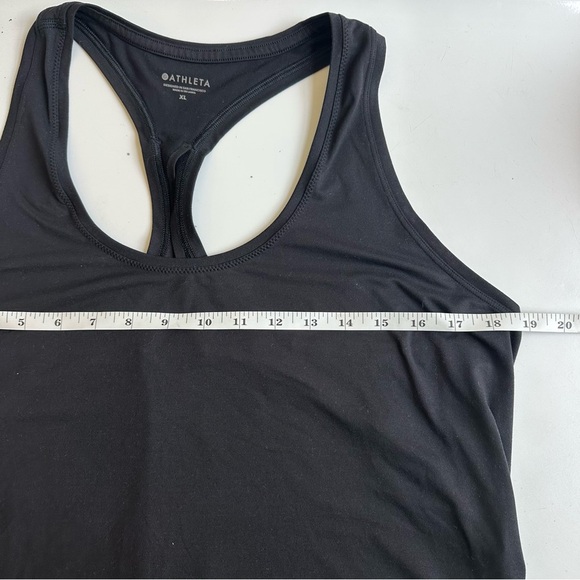 Athleta Open Back Racerback Tank Top Black Size XL Active Activewear Gym Workout - Picture 3 of 7